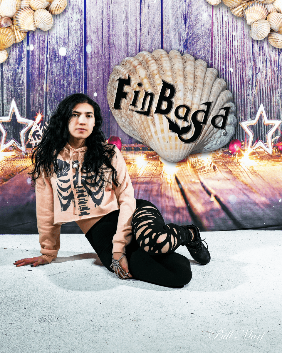 Black Ripped Leggings With Cutouts, Pirate Sword Slashed - finbadd