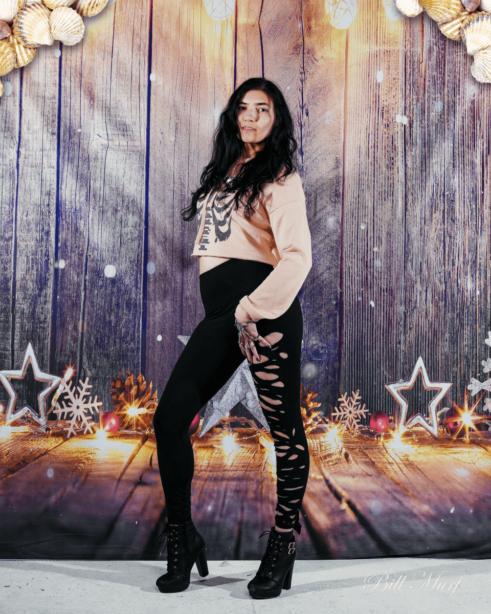 Slashed leggings sales
