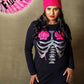 'Mermaid Warrior' Skeleton Dress, Black Bodycon - finbadd