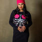 'Mermaid Warrior' Skeleton Dress, Black Bodycon - finbadd