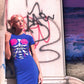 'Mermaid Warrior' Skeleton Dress, Blue Bodycon - finbadd
