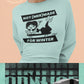 Not (Mer)Made For Winter, Crop Fleece Sweatshirt